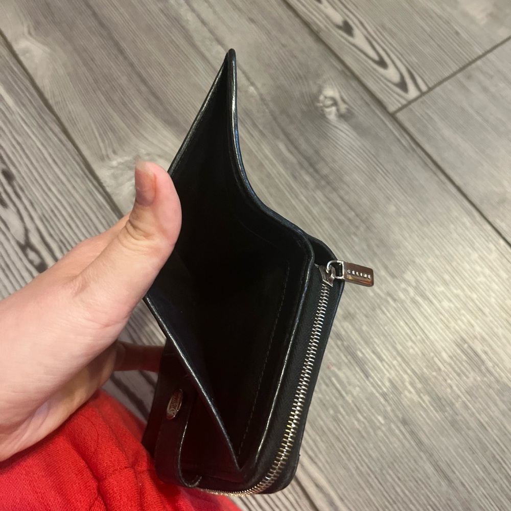 Vintage Celine Black Leather and Suede Wallet - Picture 8 of 8